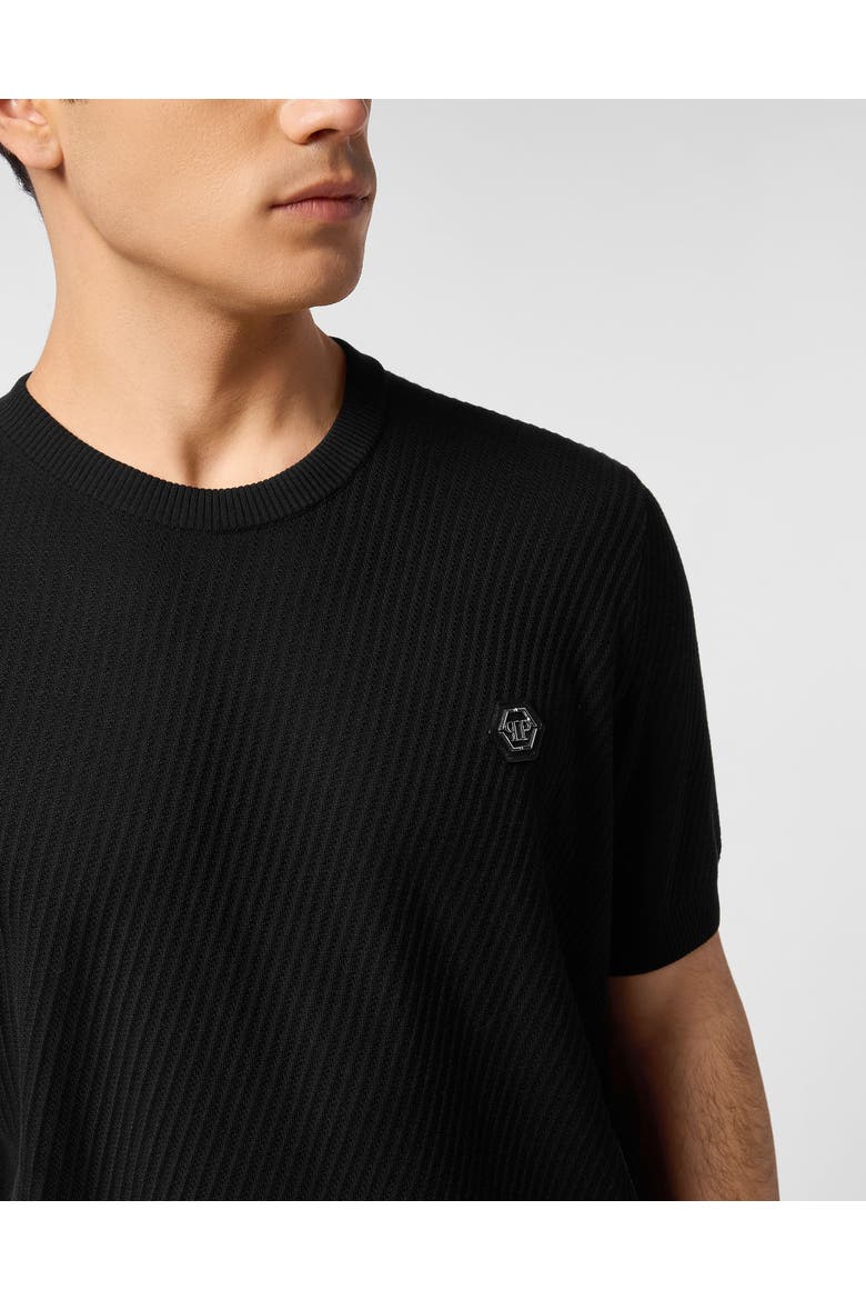 Pullover Round Neck Ss Men, Alternate, color, black