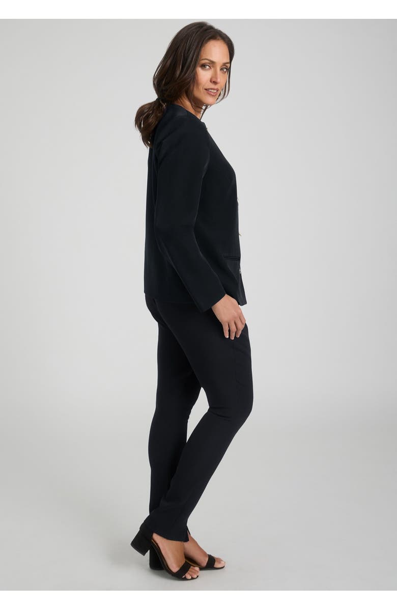 Jessica London Bi-Stretch Lady Jacket, Alternate, color, Black