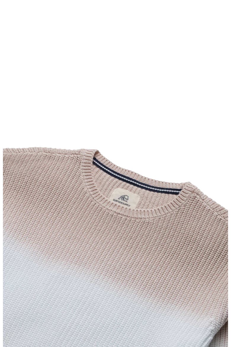 Eddie Dip-Dye Knit Sweater, Alternate, color, Beige