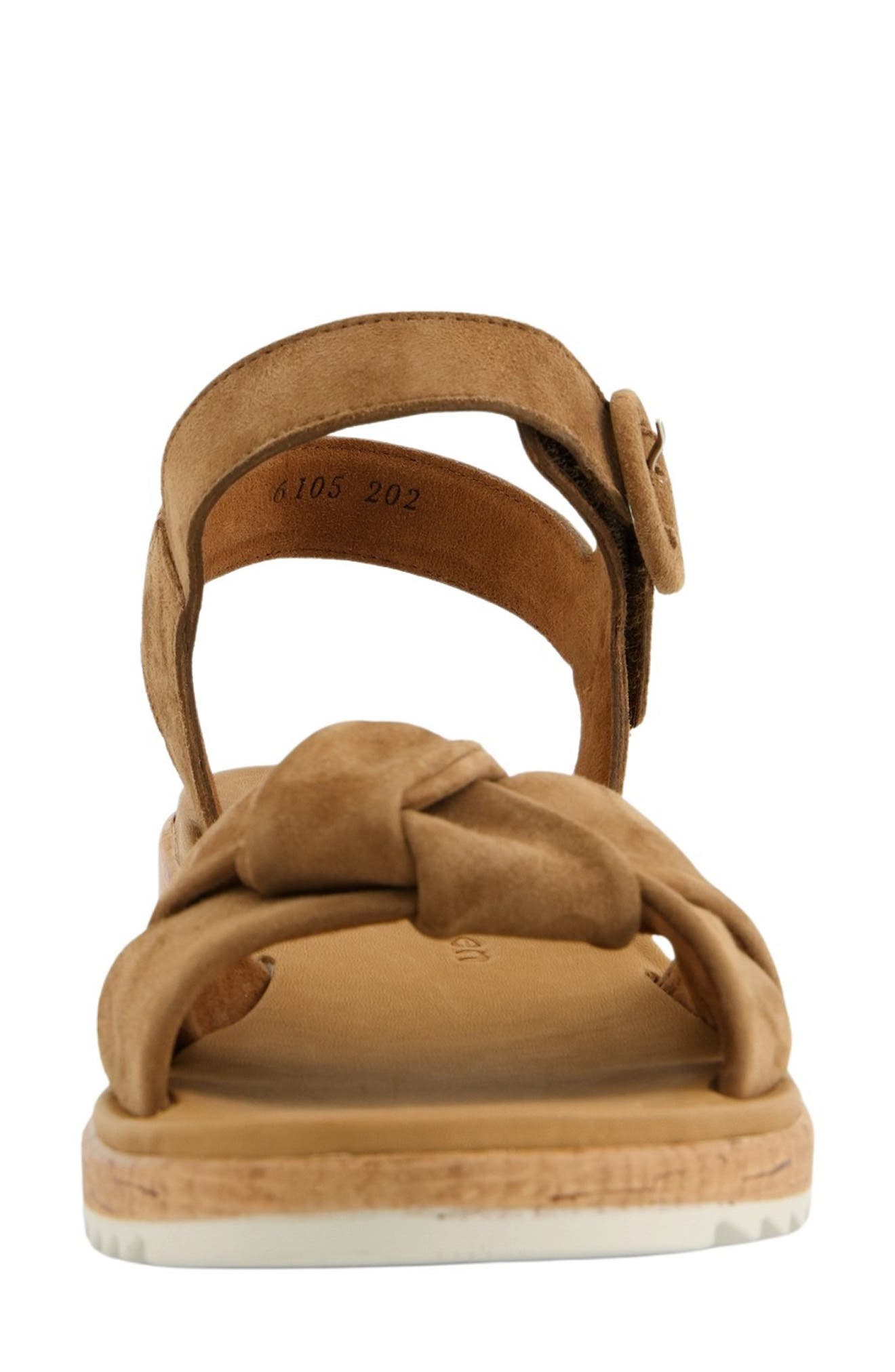 Trento Ankle Strap Platform Sandal, Alternate, color, NUT SUEDE