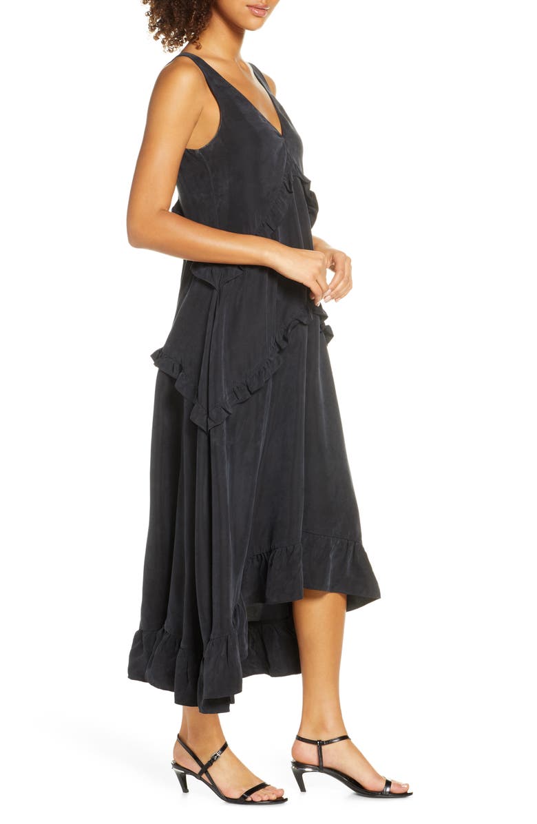 SANCIA Maise Ruffle High/Low Dress, Alternate, color, 