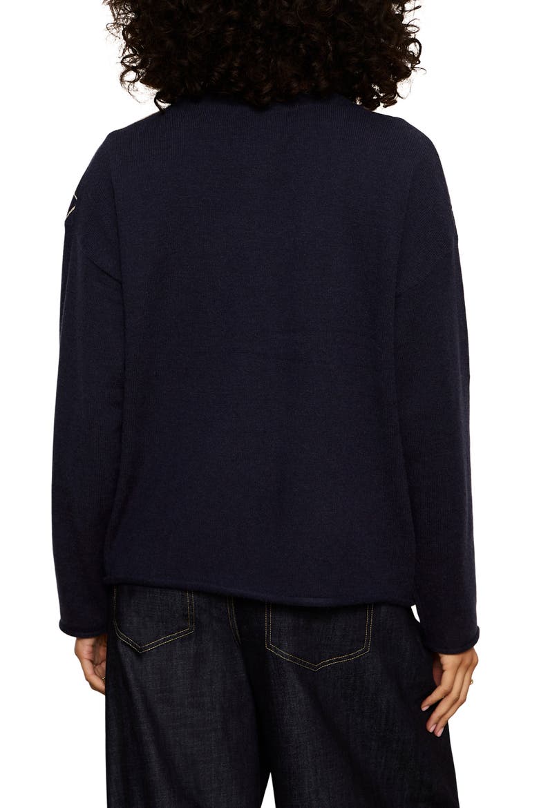 Arden Argyle Cardigan, Alternate, color, LOMA ARGYLE BLUE
