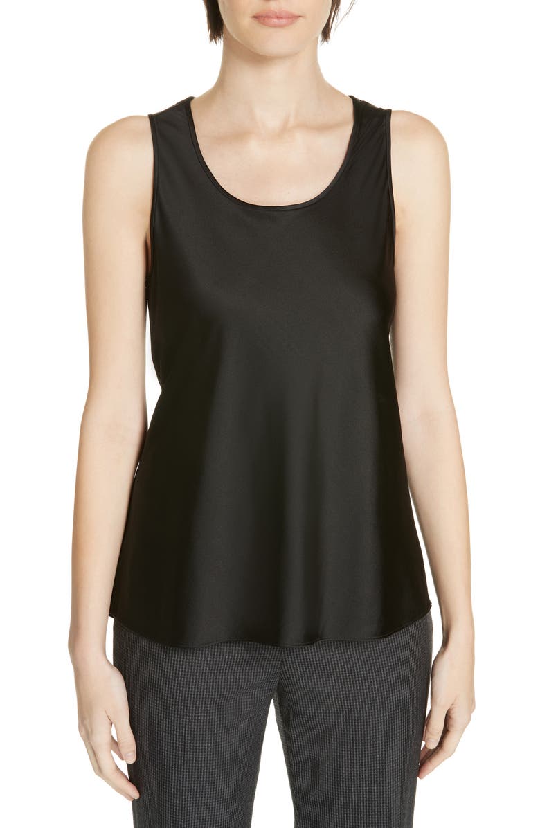 BOSS Inolea Stretch Silk Tank, Main, color, 