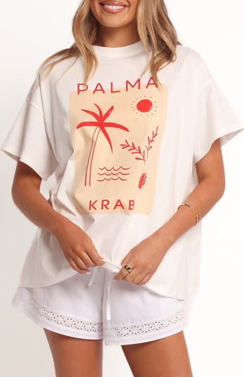 La Dolce Vita Cotton Graphic T-Shirt & Shorts Set