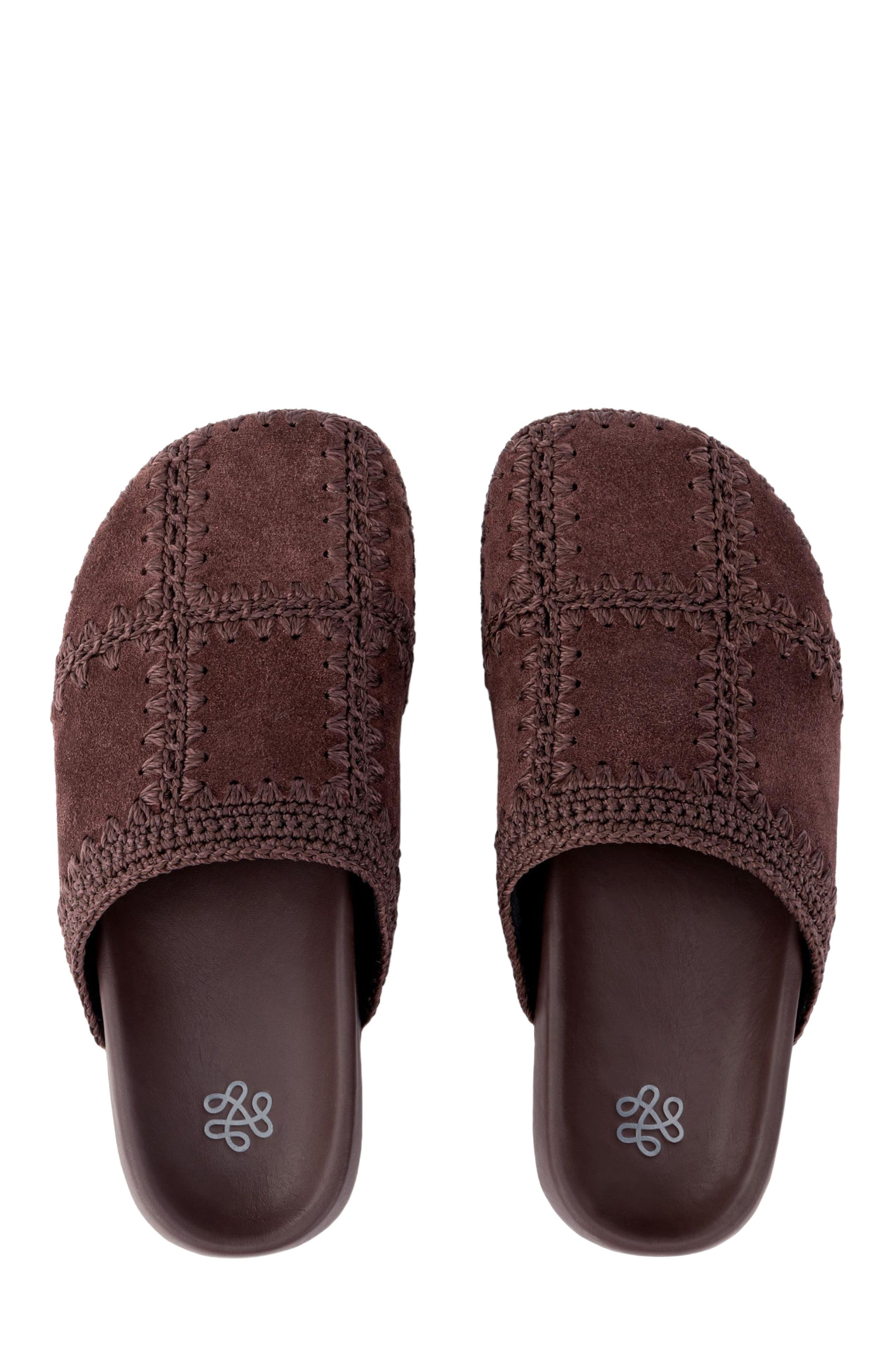The Sak Ella Clog , , 24 The Sak Ella Clog Sandal in Leather, Sli 並行輸入品 Ella Clog Sandal | Handmade Crochet Clogs, Stylish Leather Sandals