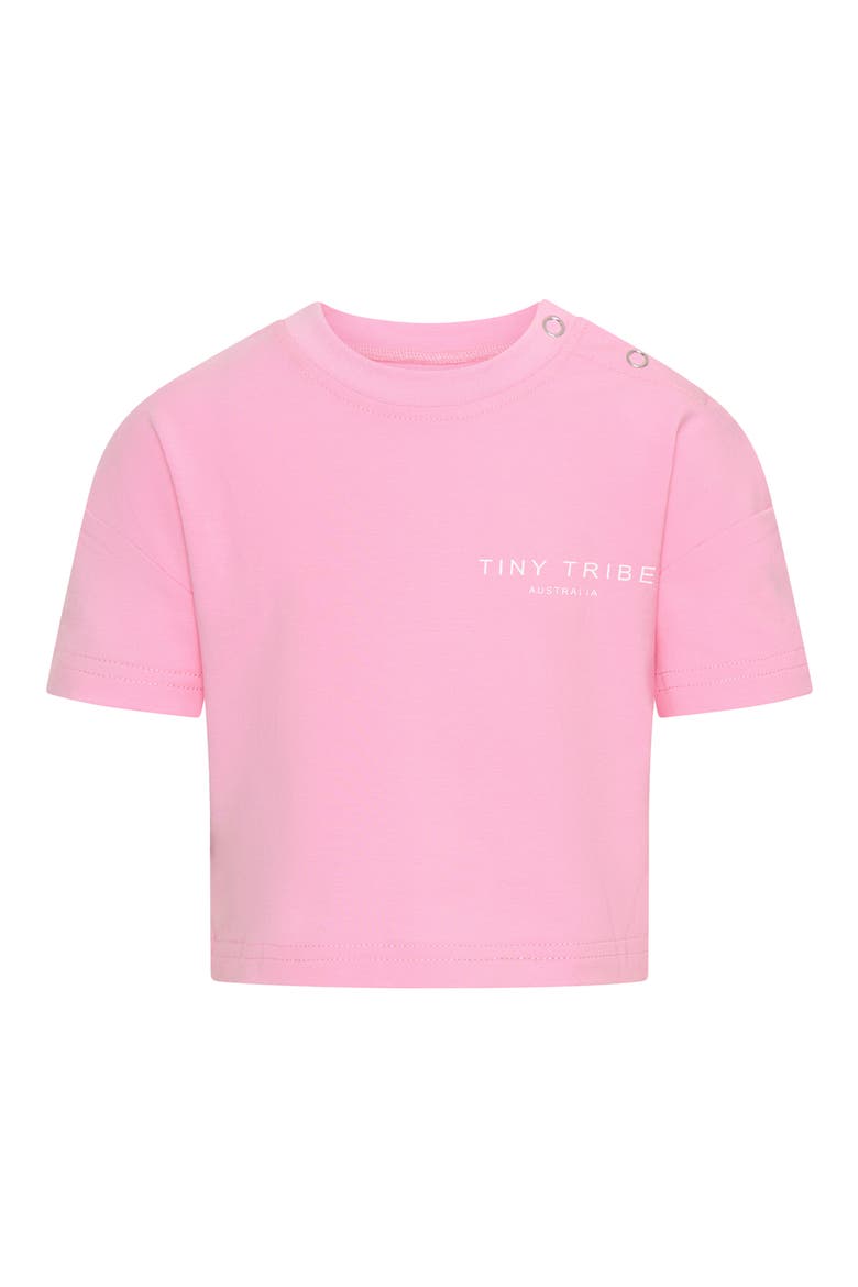 Core Logo T-Shirt, Main, color, PINK
