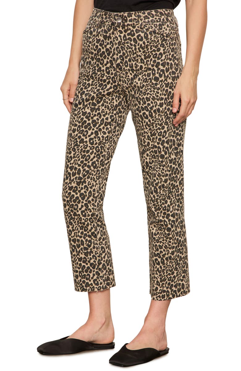 Sanctuary Cadence '90s Raw Hem Crop Straight Leg Jeans, Alternate, color, French Kitty