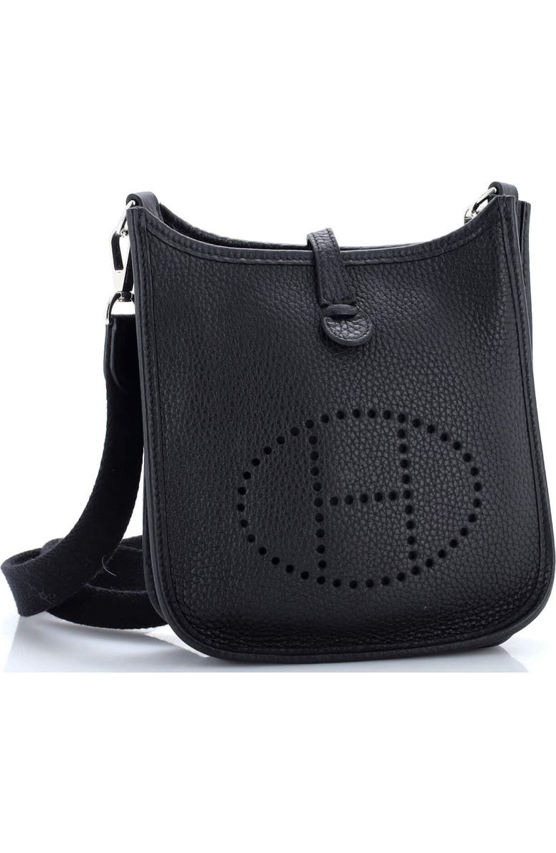 Pre-Owned Hermes Evelyne Bag Gen III Clemence TPM, Alternate, color, Noir