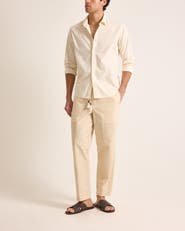 Orlebar Brown Giles Tailored Fit Garment Dye Poplin Shirt