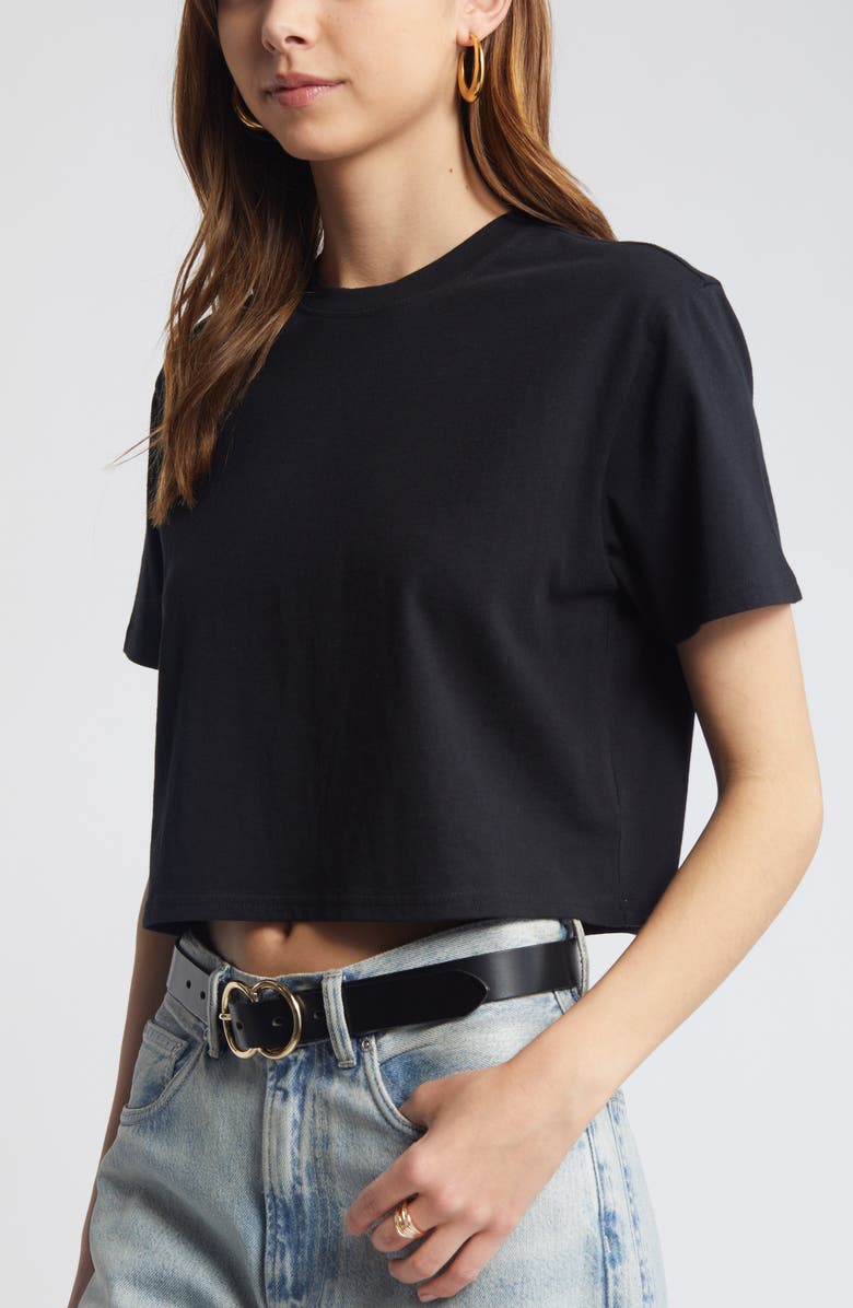 Open Edit Boxy Crop T-Shirt, Alternate, color,