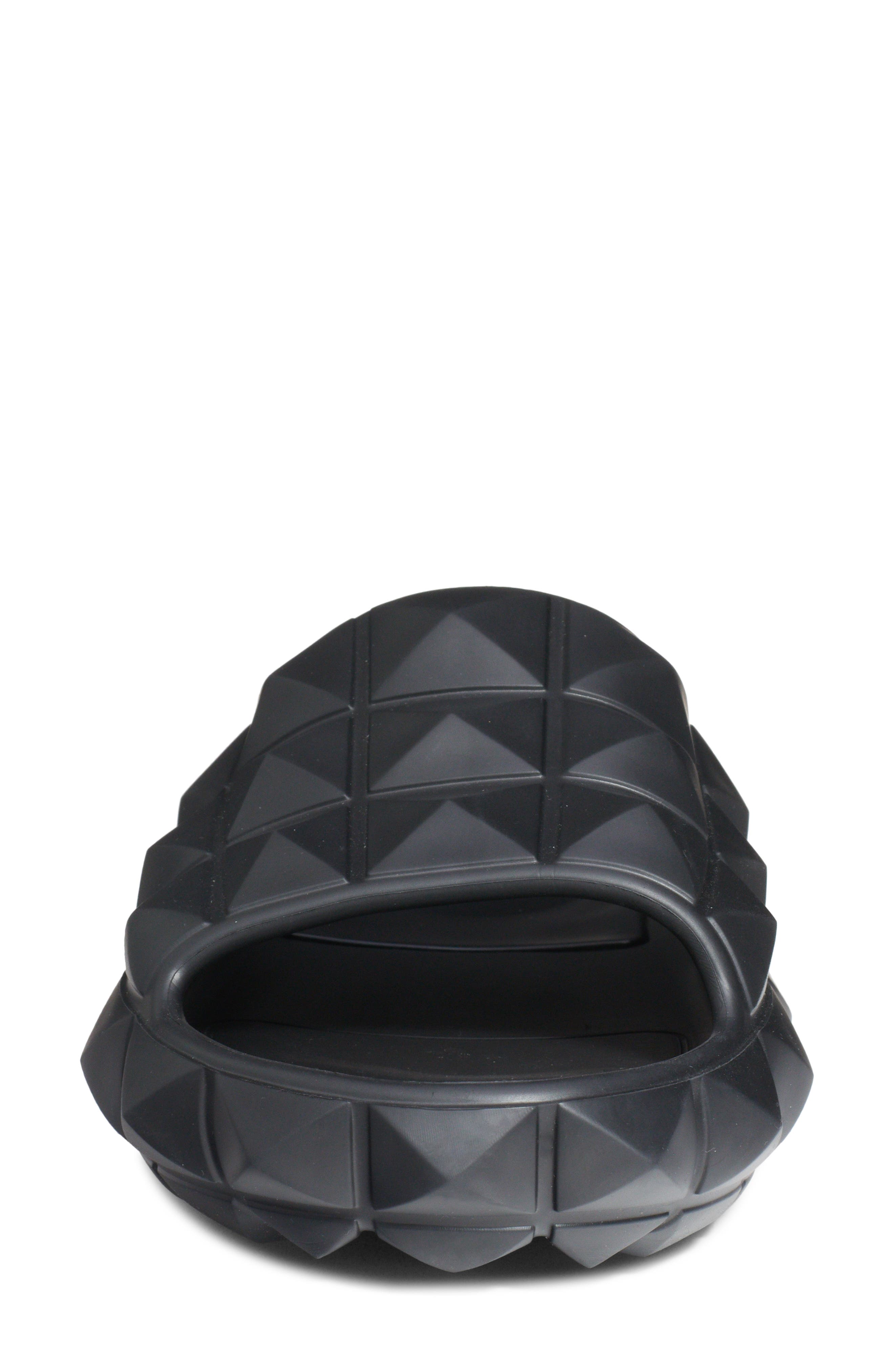 Valentino Garavani Roman Stud Turtle Slide Sandal, Alternate, color, 