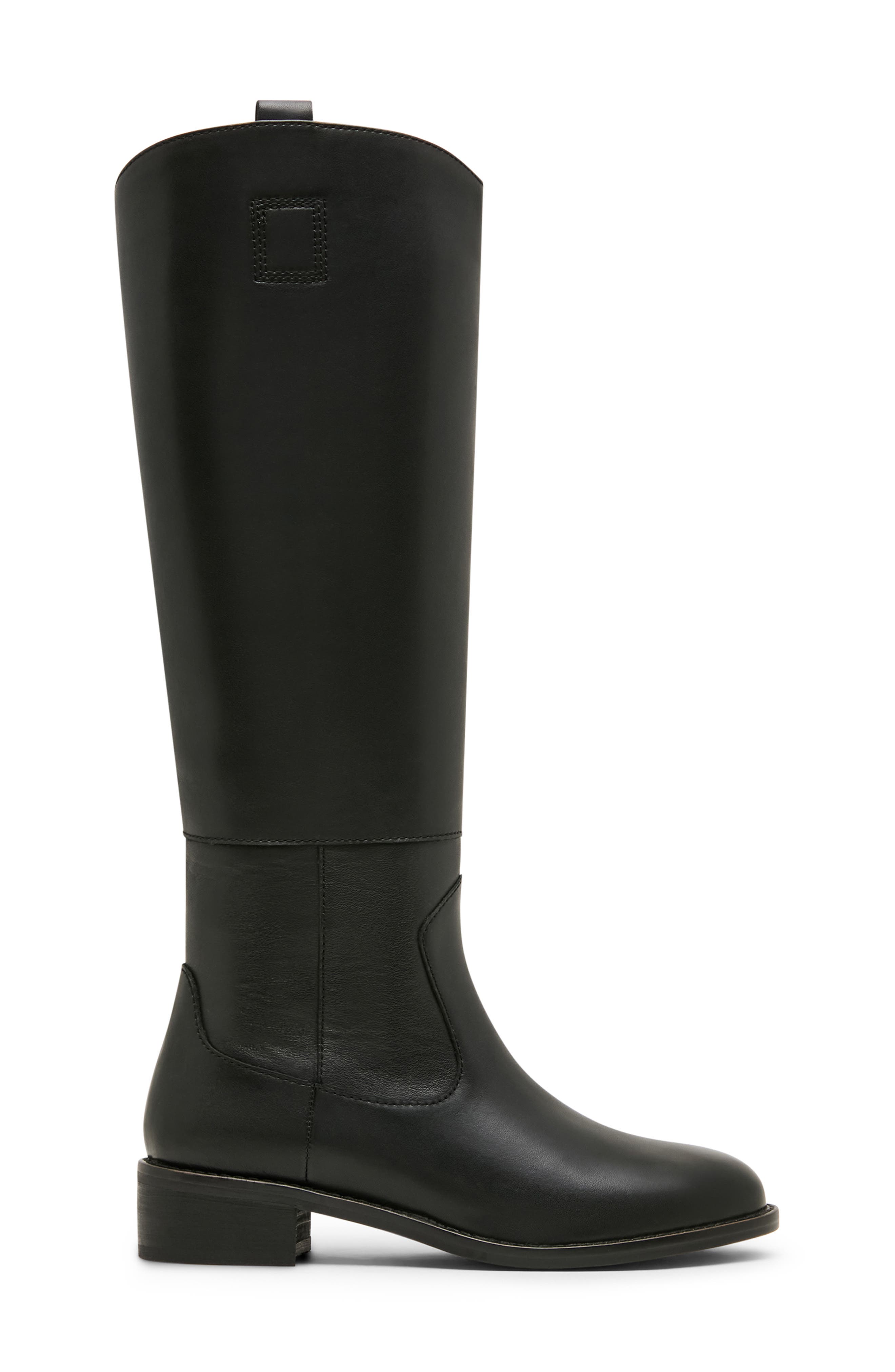Carolena Waterproof Knee High Boot, Alternate, color, BLACK LEATHER