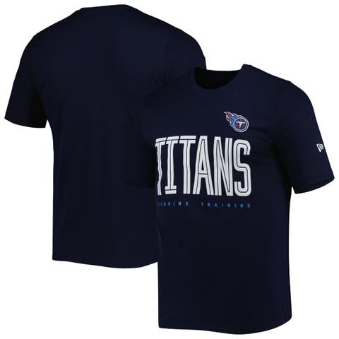 Men
s New Era Navy Tennessee Titans Combine Authentic Training Huddle Up T-Shirt