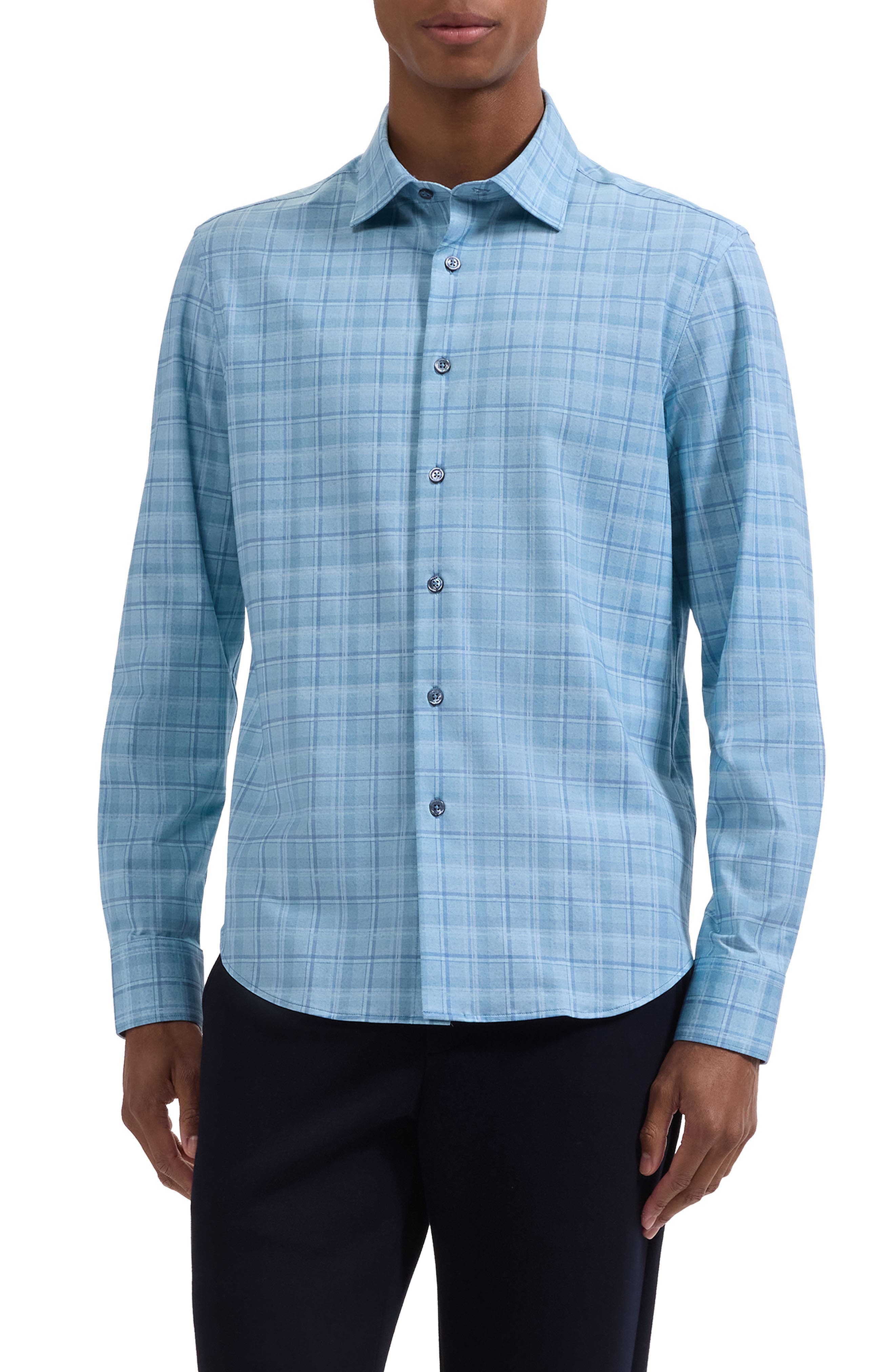 Jimmy OoohCotton Plaid Button-Up Shirt