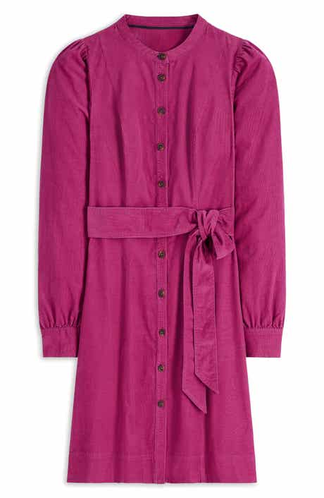Boden Bre Belted Corduroy Shirtdress