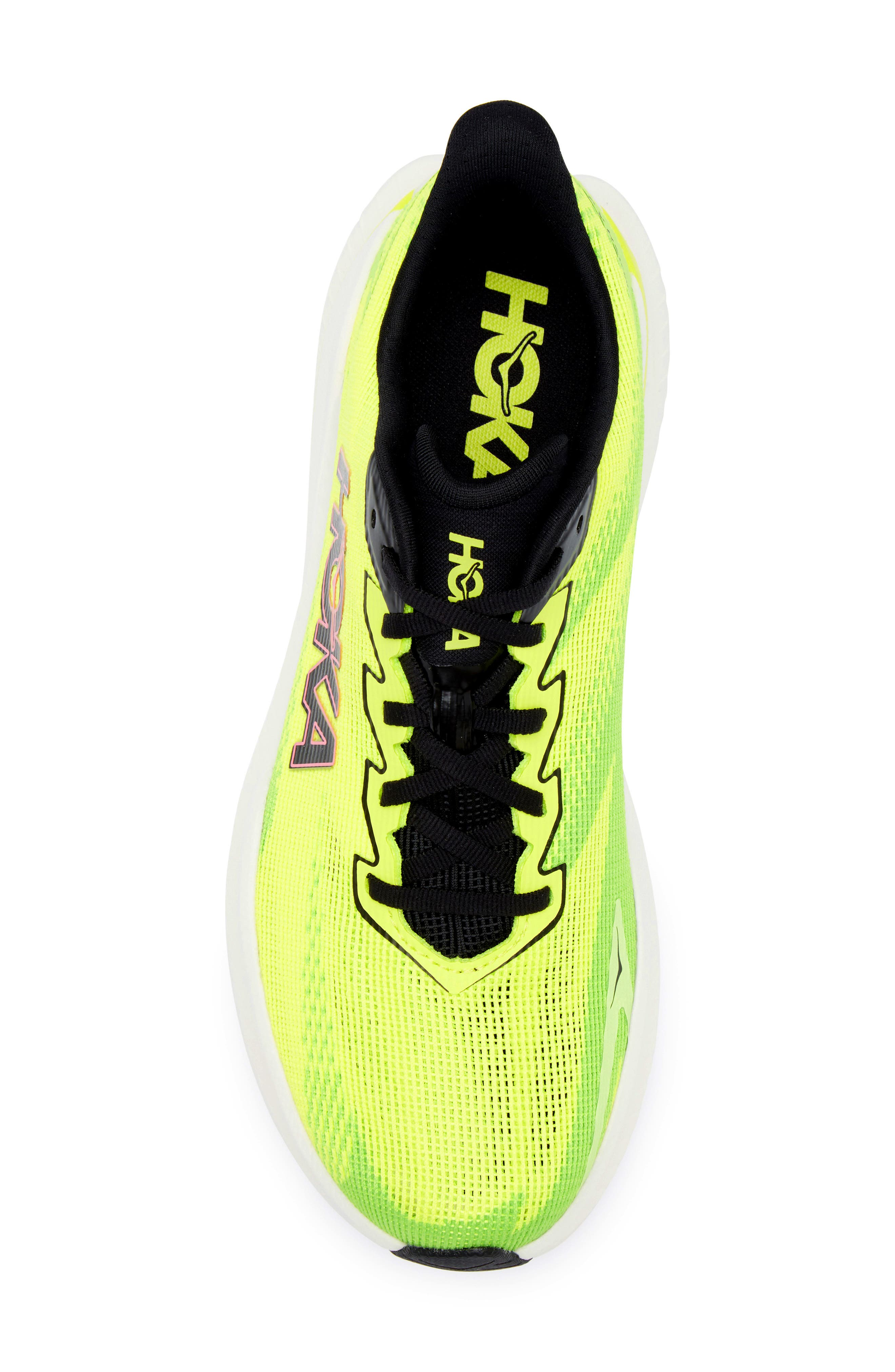 HOKA Mach X 3 Running Shoe, Alternate, color, Neon Hoka Citrus / Neon Lime