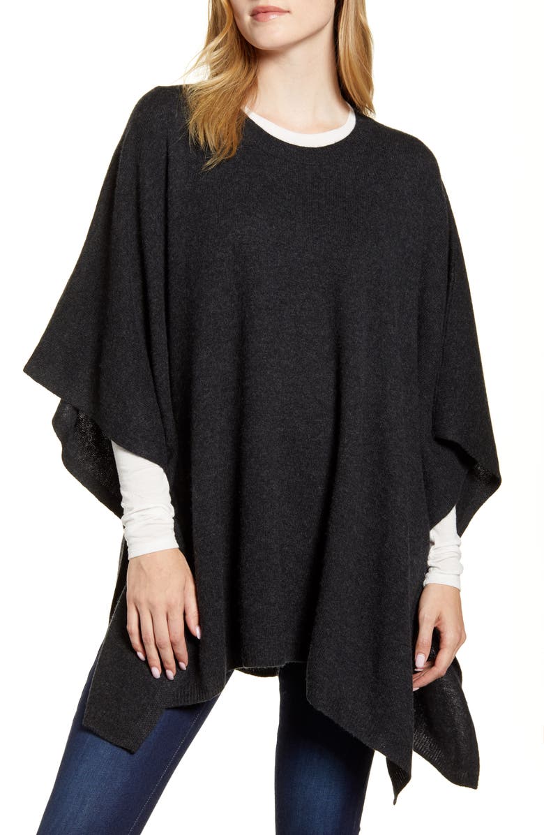 Nordstrom Wool & Cashmere Poncho, Main, color,