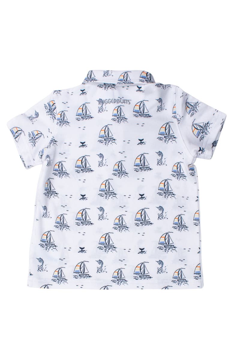 RuggedButts Boys Knit Short Sleeve Performance Polo, Alternate, color, 