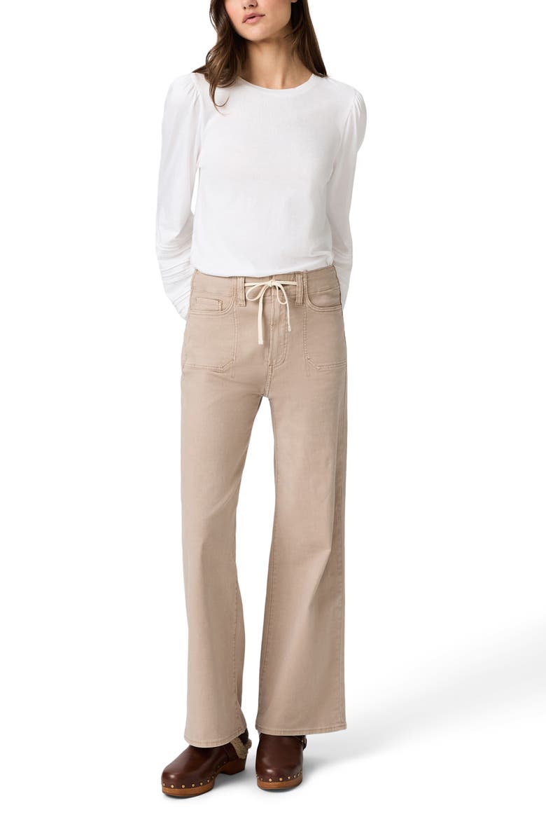 PAIGE Ari Drawstring High Waist Wide Leg Pants, Alternate, color, Vintage Utaupia