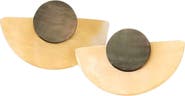 LIKHA 3-in-1 Mother-of-Pearl Geometric Stud Earrings Set