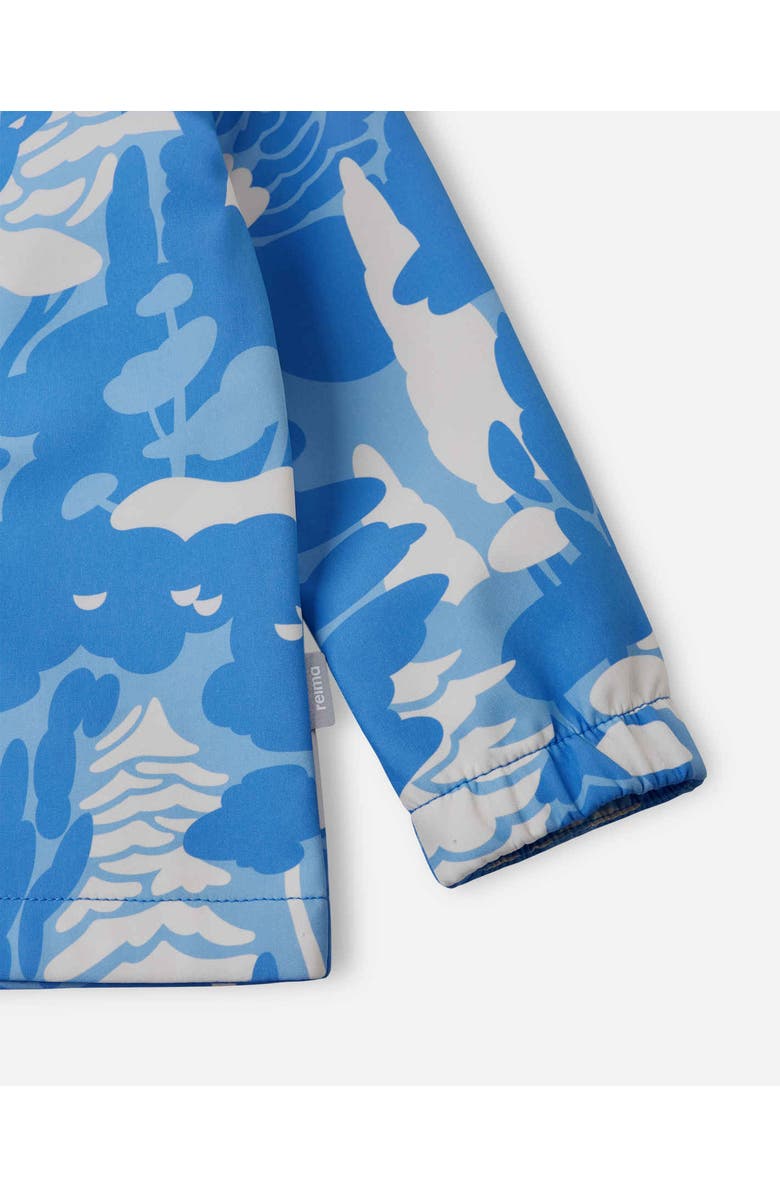 Reima Vantti Print Softshell jacket, Alternate, color, Cool Blue
