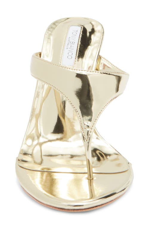 Tony Bianco Dynasty Flip Flop In Gold