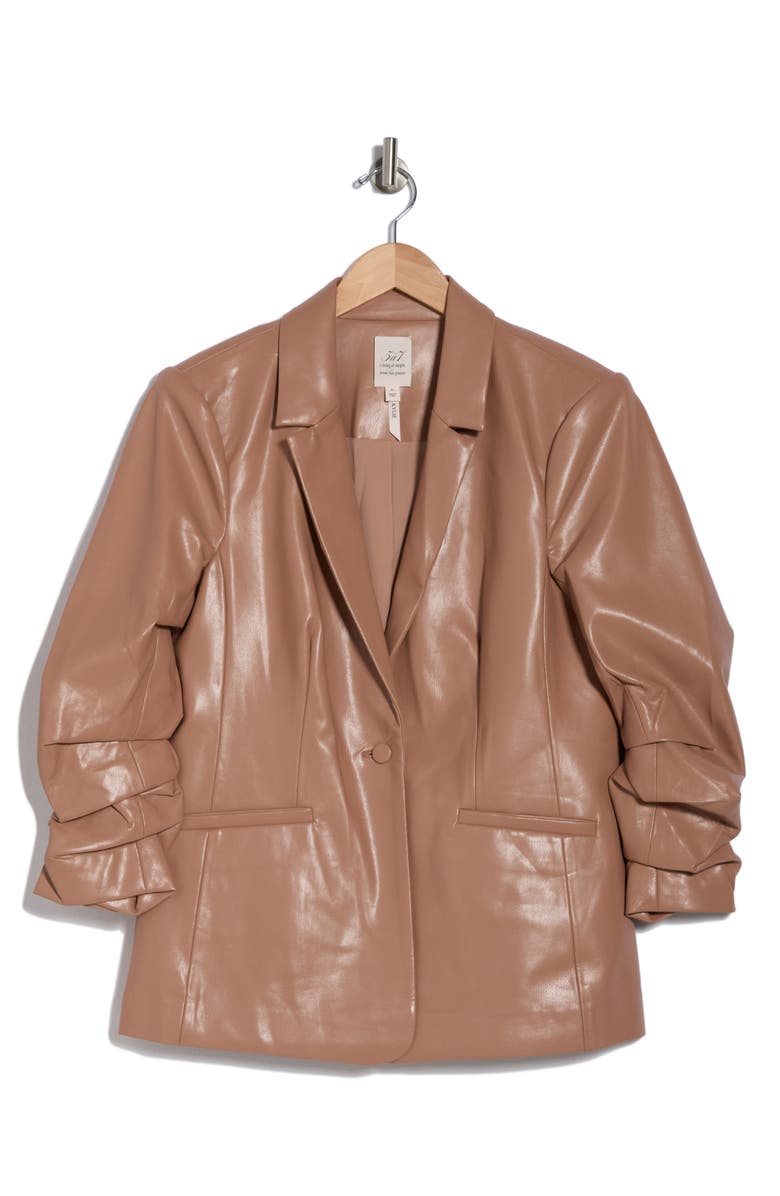 Cinq à Sept Kylie Faux Leather Jacket, Alternate, color,