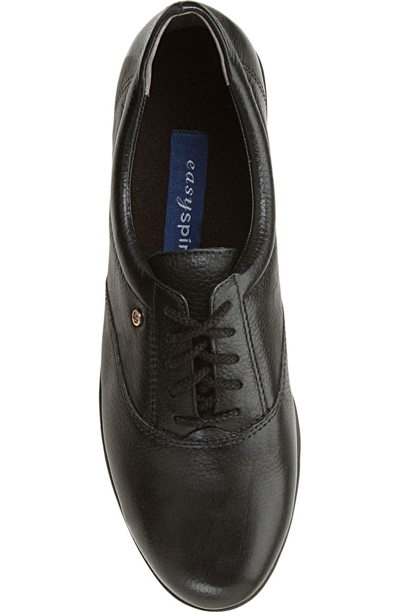 Easy Spirit Motion Sneaker, Alternate, color, Black Leather