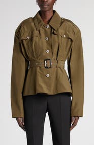 McQueen Belted Utility Jacket