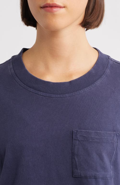 City Blues Coram Crop Oversize T-shirt In Blue
