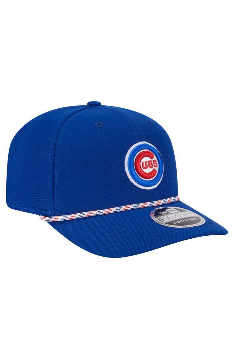 New Era Men's New Era Royal Chicago Cubs Multi-Rope 9SEVENTY Stretch-Snap Hat, Alternate, color, 