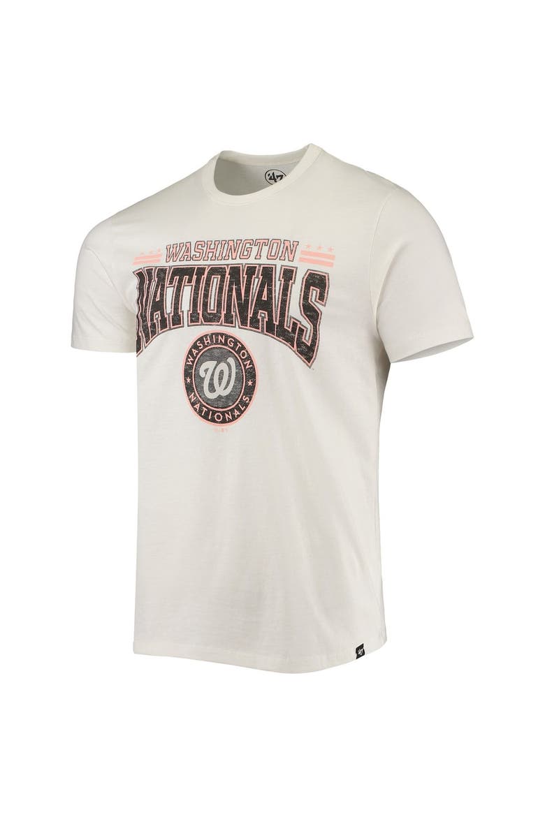 Men's '47 White Washington Nationals City Connect Elements Franklin T-Shirt, Alternate, color, White