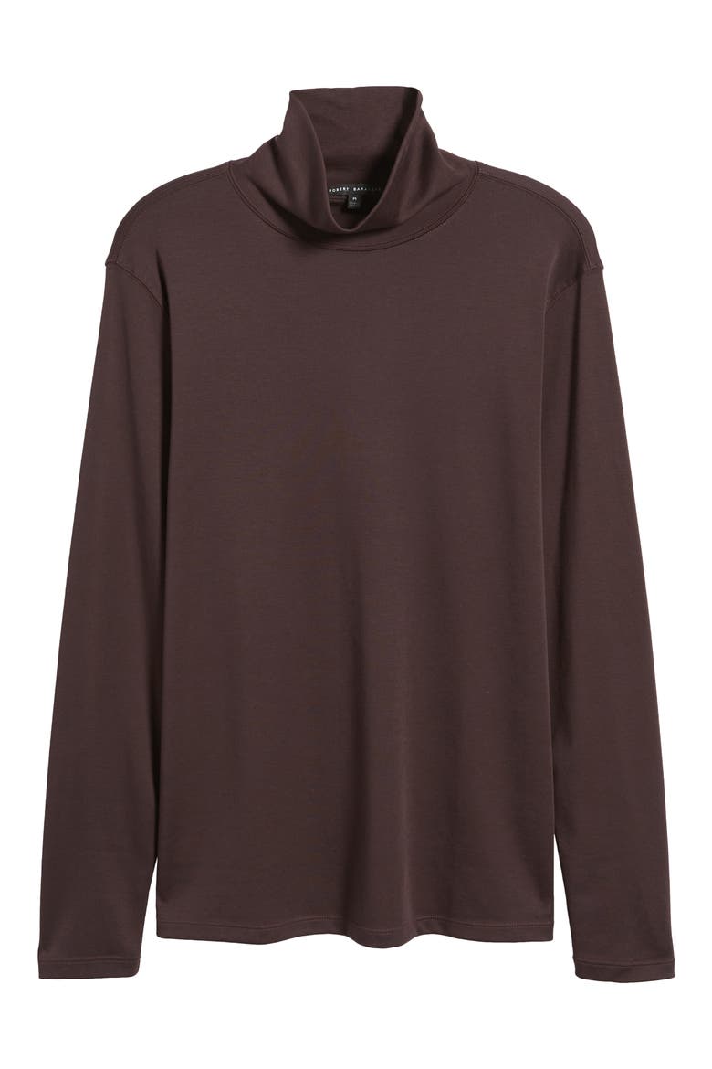 Georgia Cotton Turtleneck, Alternate, color, PORT