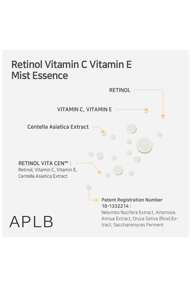 Retinol Vitamin C Vitamin E Mist Essence, Alternate, color, NO COLOR
