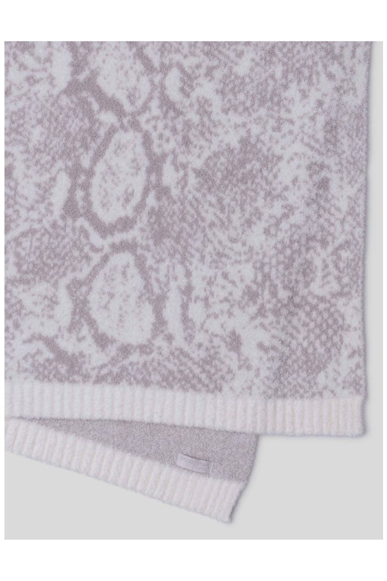 CozyChic® Python Print Throw Blanket, Alternate, color, PEARL/ SANDSTONE