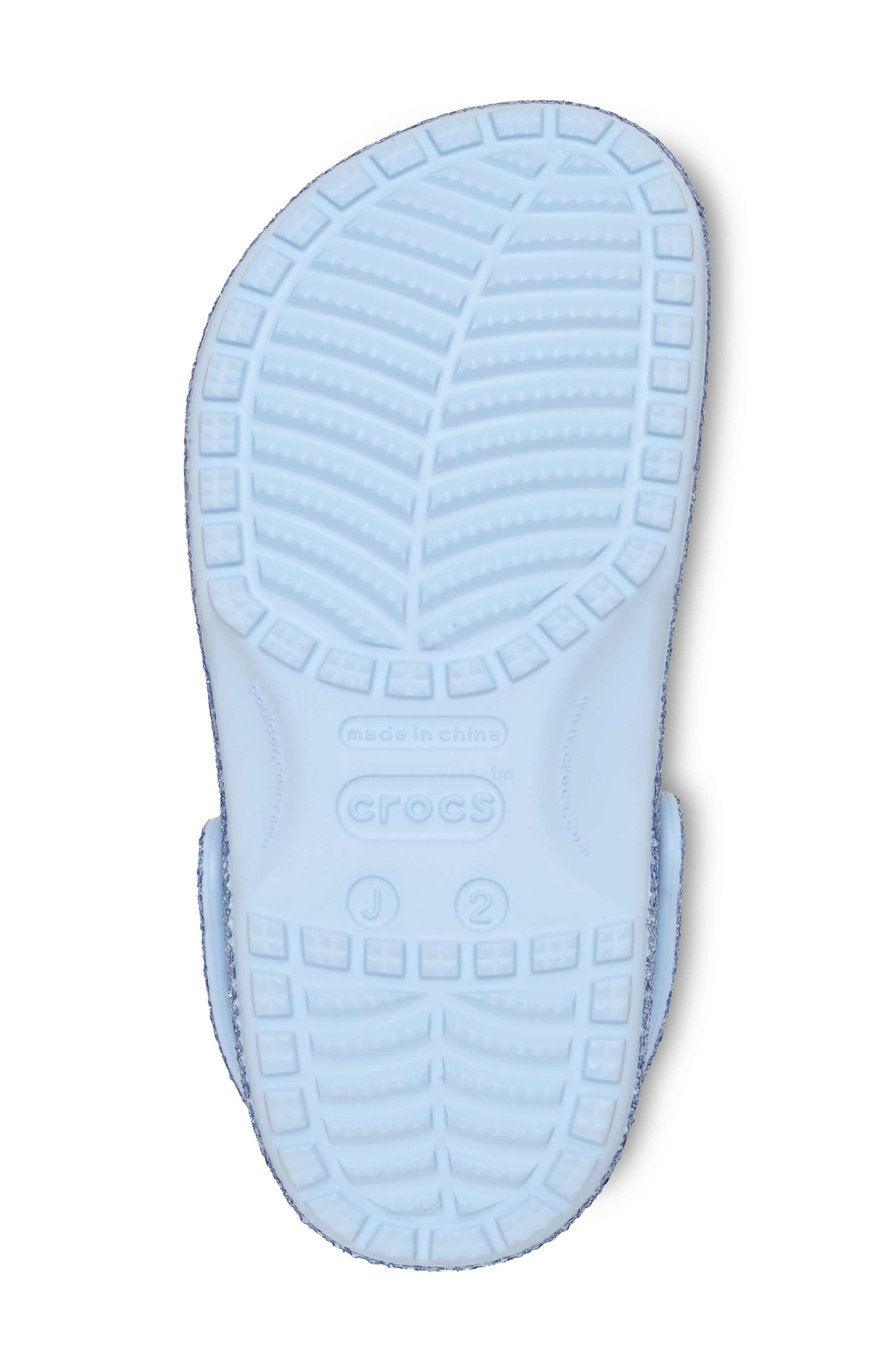 CROCS Kids' Classic Chunky Glitter Clog, Alternate, color, 