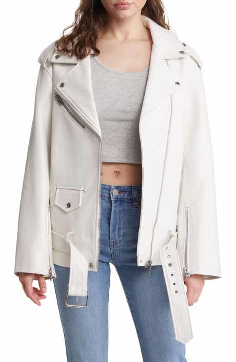 BLANKNYC Boyfriend Faux Leather Moto Jacket