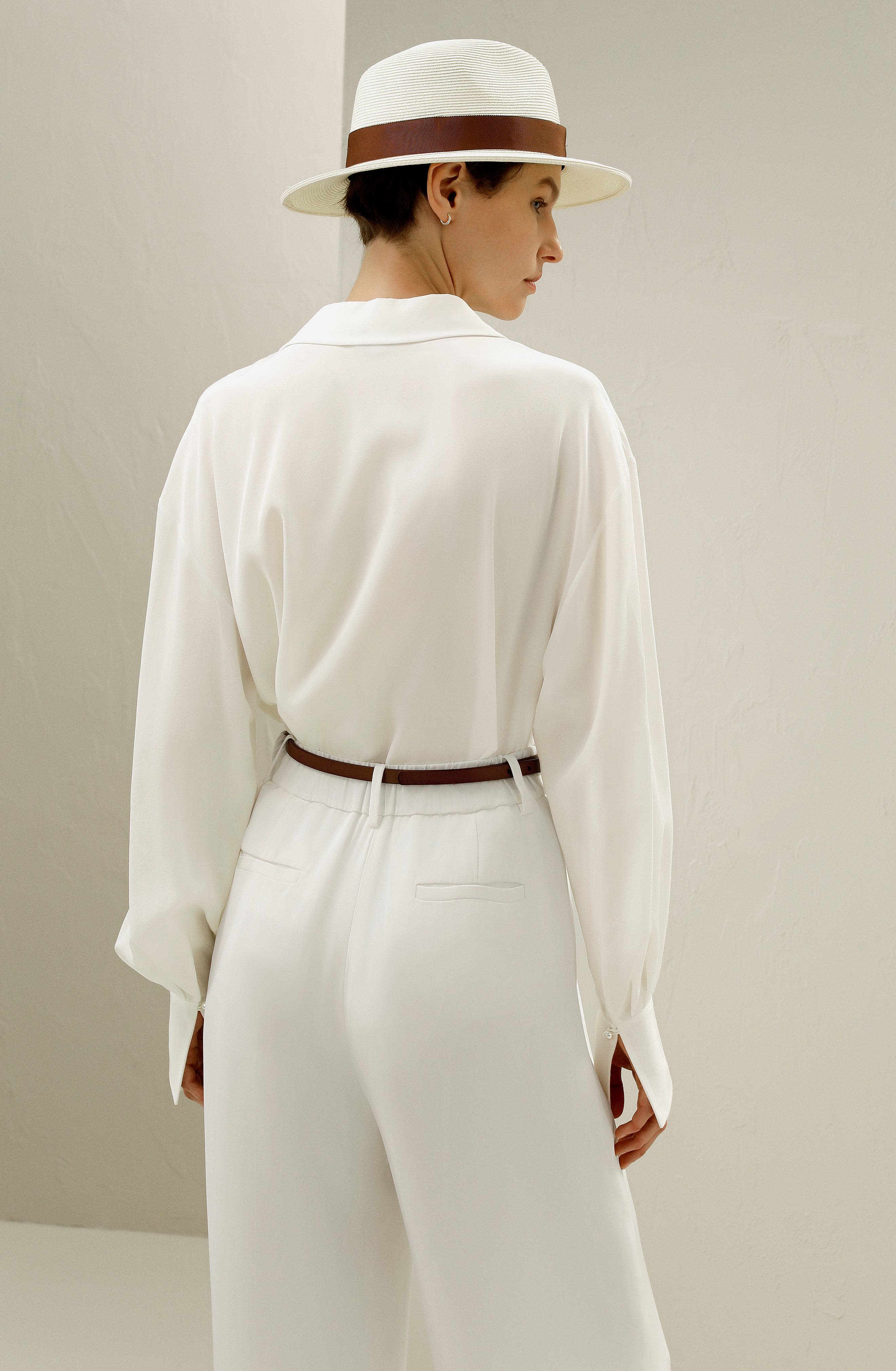 Tie-Detailed Silk Blouse - image 2