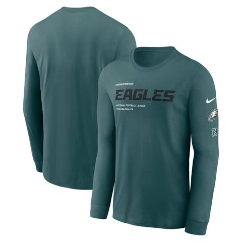 Men's Nike Midnight Green Philadelphia Eagles Play to Win Essential Long Sleeve T-Shirt