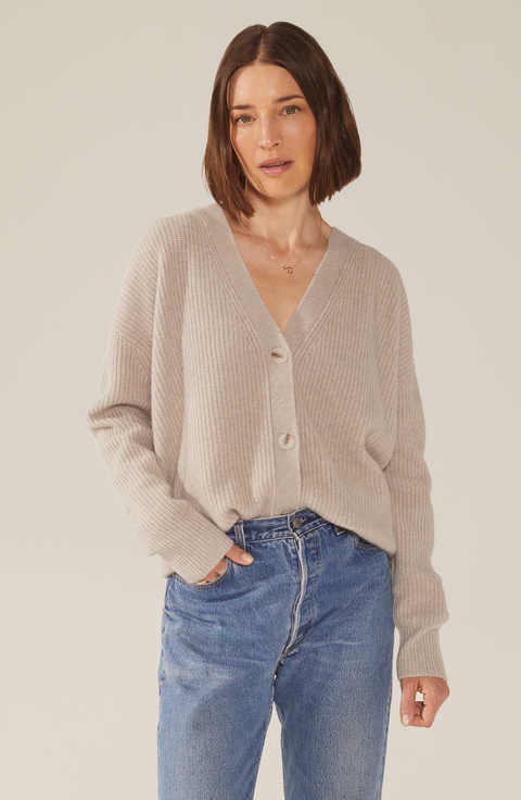 Billie Chunky Cashmere Cardigan