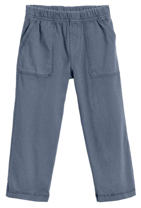 Boys Soft 100% Cotton 3-Pocket Jersey Pants