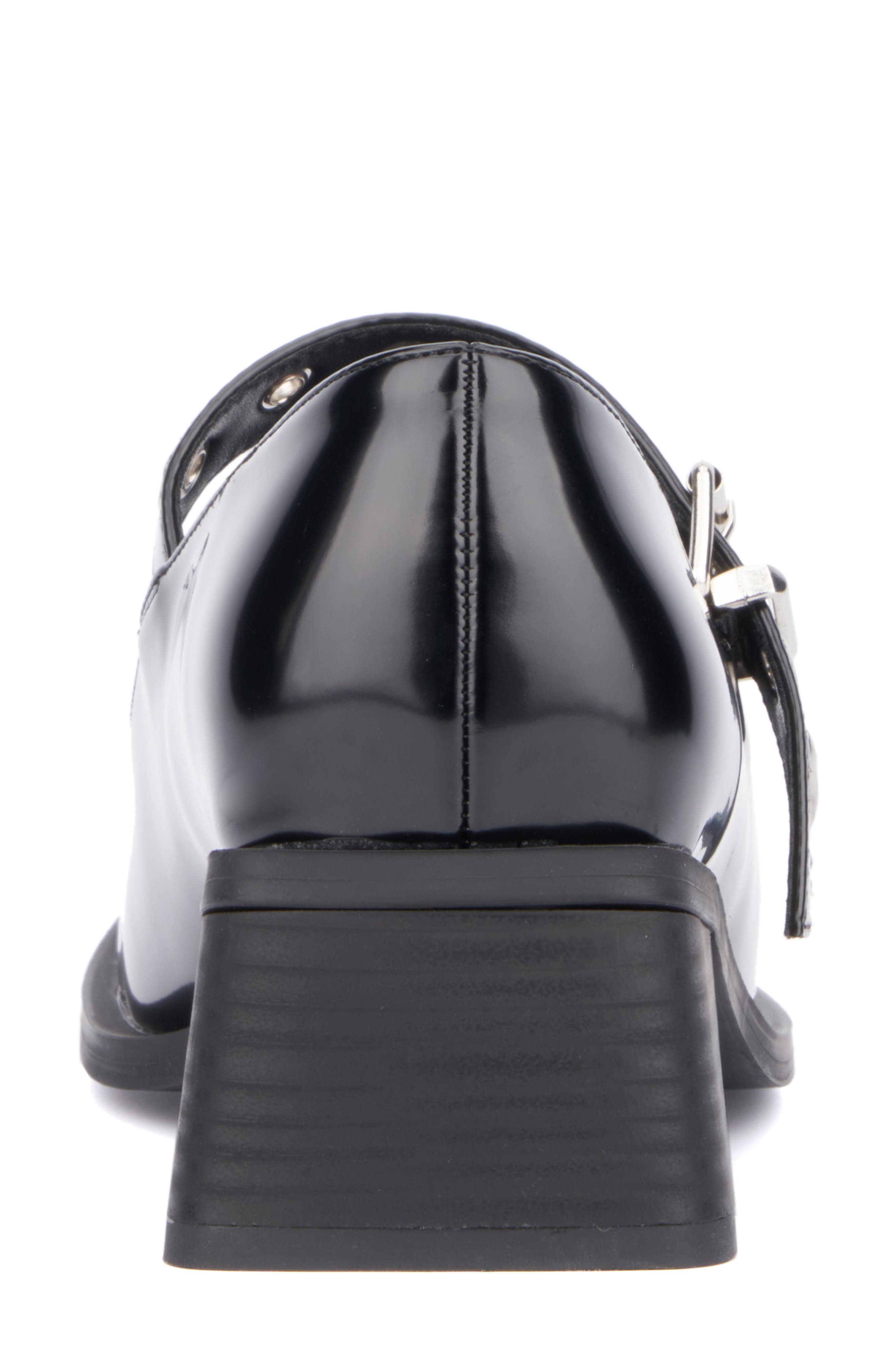 OLIVIA MILLER Asteroid Mary Jane Flat, Alternate, color, Black