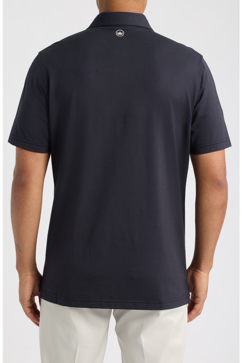 Crown Crafted Albatross Performance Polo, Alternate, color, BLACK