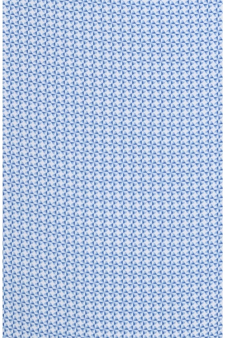 Windmill Geo Stretch Long Sleeve Shirt, Alternate, color, WHITE/ BLUE
