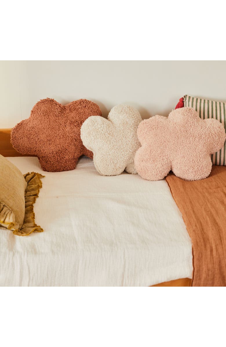 Lorena Canals Floor Cushion Clouds, Alternate, color, Chestnut