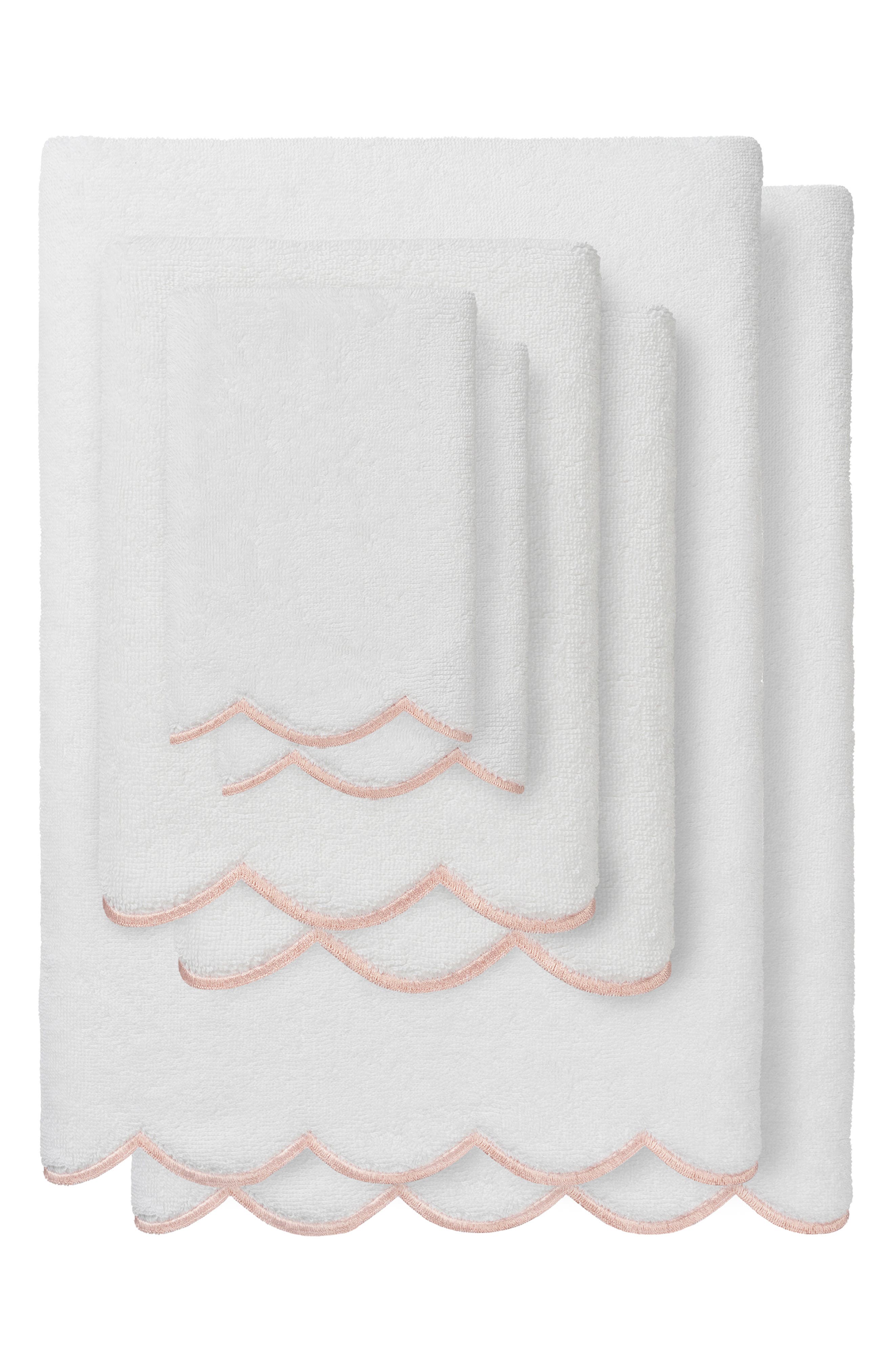 Adornia Scallop 6-Piece Towel Set