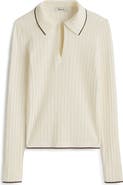 Madewell The Signature Knit Johnny Collar Sweater