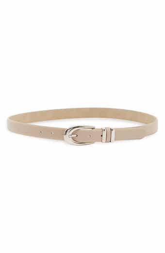 Oval Buckle & Double Keeper Belt