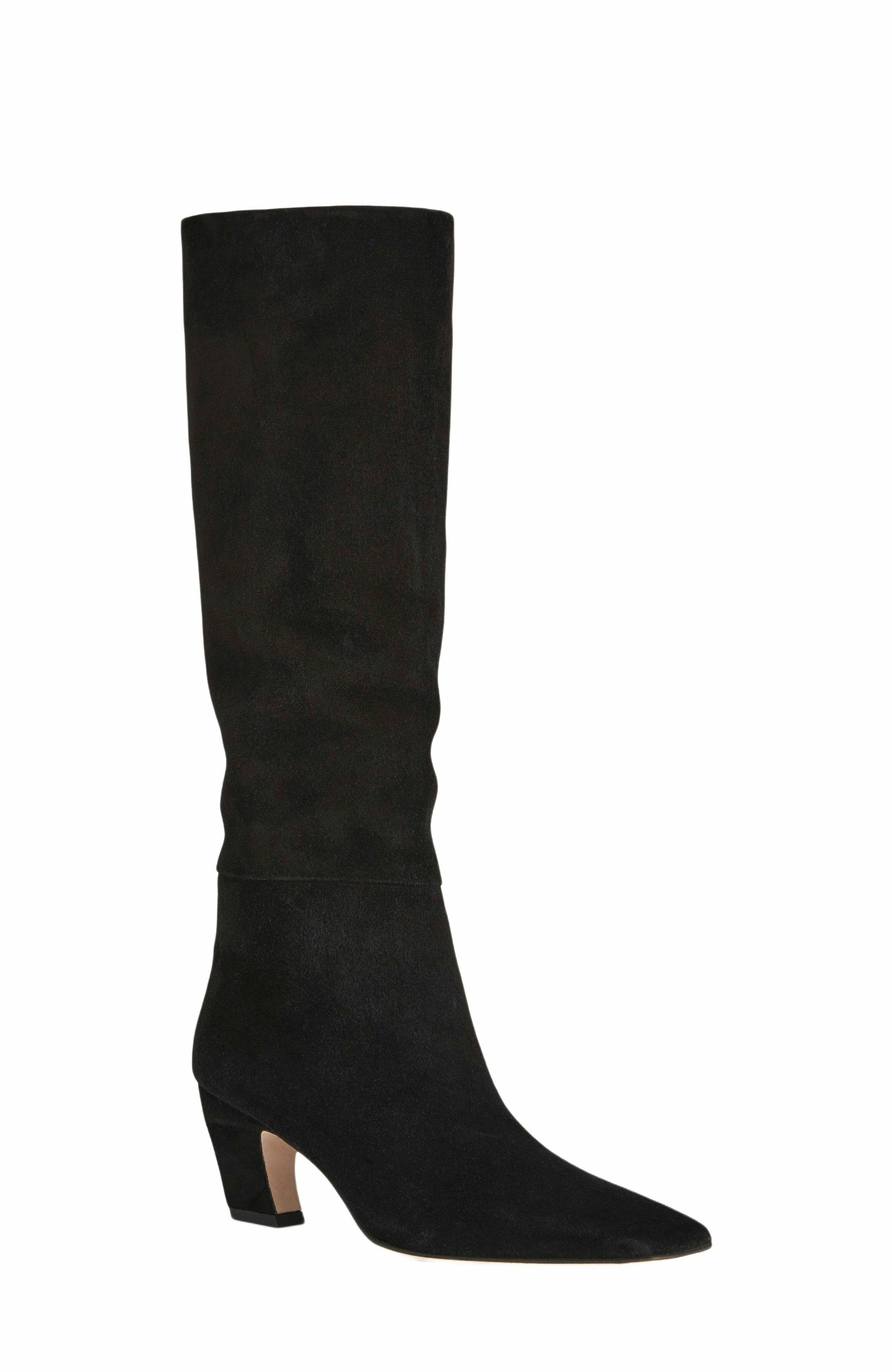 Neil J. Rodgers Meg Knee Boot, Alternate, color, Black Suede