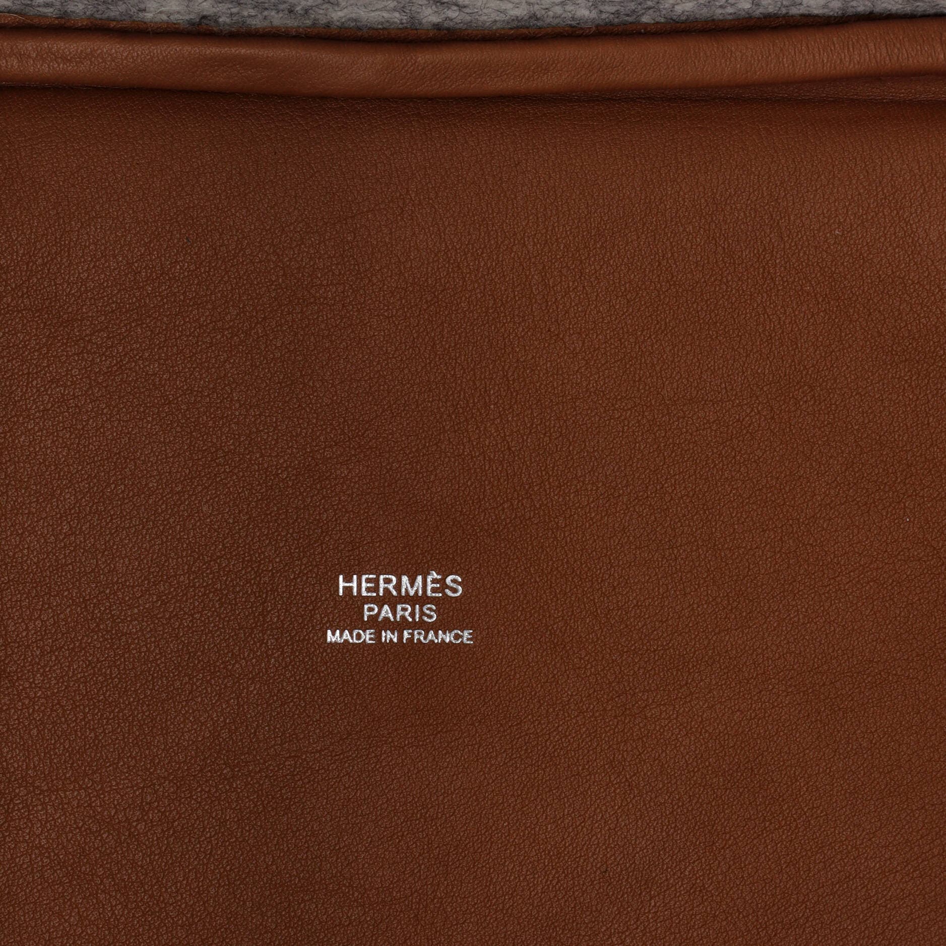 Pre-Owned Hermes Picotin Lock Bag Felt with Leather PM, Alternate, color, Gris Clair